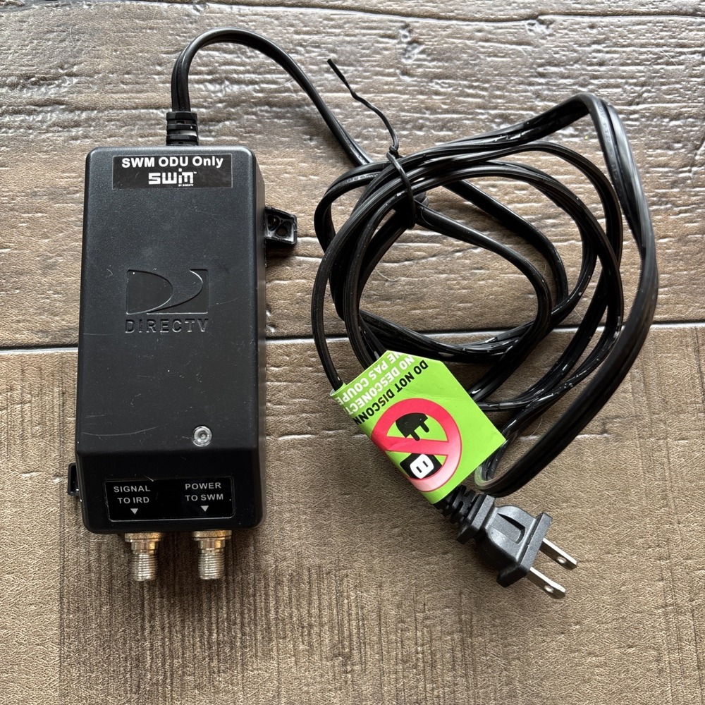 Direct TV 21V Power Inserter SWM ODU Model: P121R1-03 Or PI21R1-03.